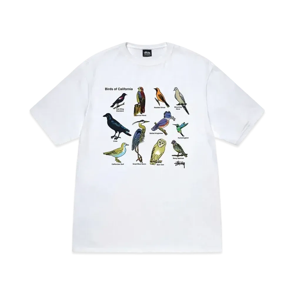 Stussy California Birds Tee "White"