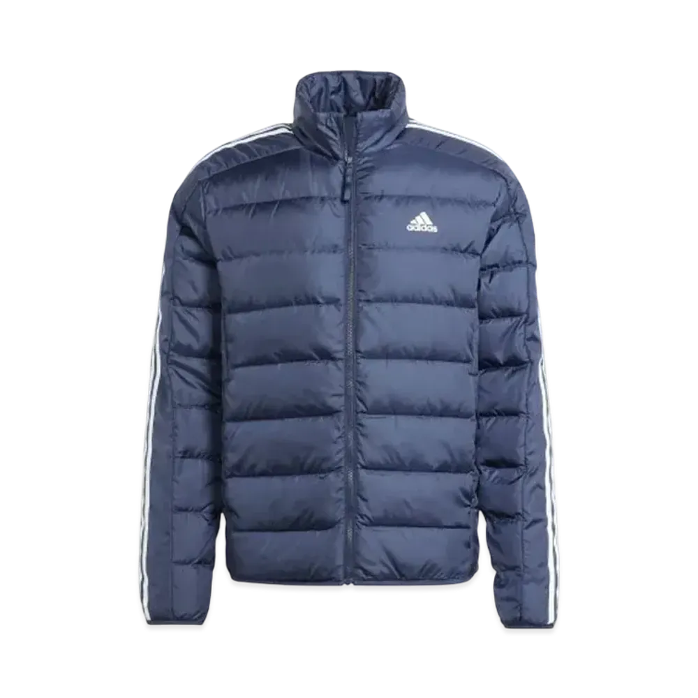adidas Essentials Three Stripes Light Down Jacket "Legend Ink"