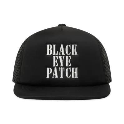 BlackEyePatch Stencil Logo Mesh Cap "Black"