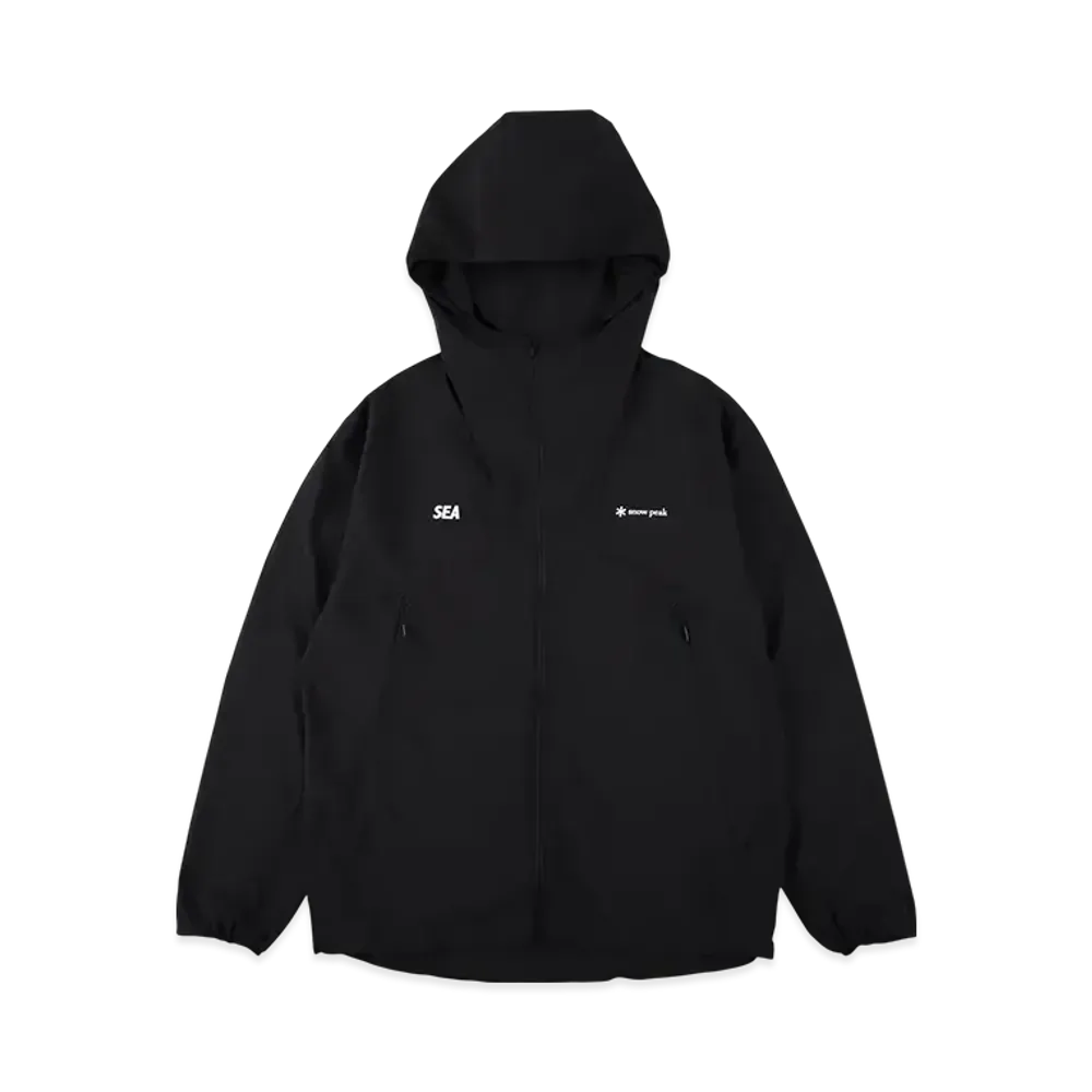 WIND AND SEA x snow peak Shadow Ripstop Jacket "Black"