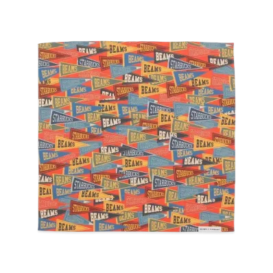 STARBUCKS x BEAMS Bandana Pennant Design "Orange"