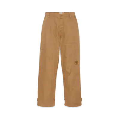 Timberland Allgender Wide Leg Cargo Pants "Dark Wheat Boots"