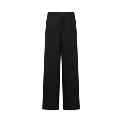 Dior Christian Dior Couture Embroidery Stretch-Waist Pants Silk "Black"