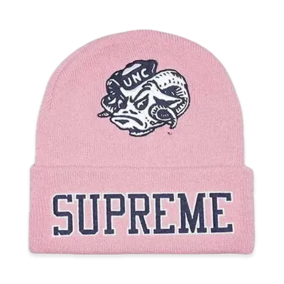 Supreme x Mitchell & Ness NCAA Beanie "Pink"