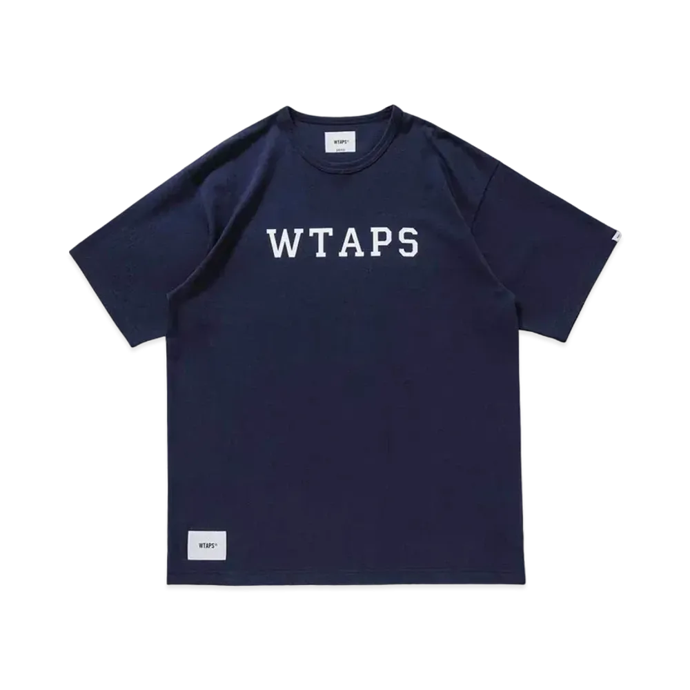 WTAPS College SS Cotton "Navy"