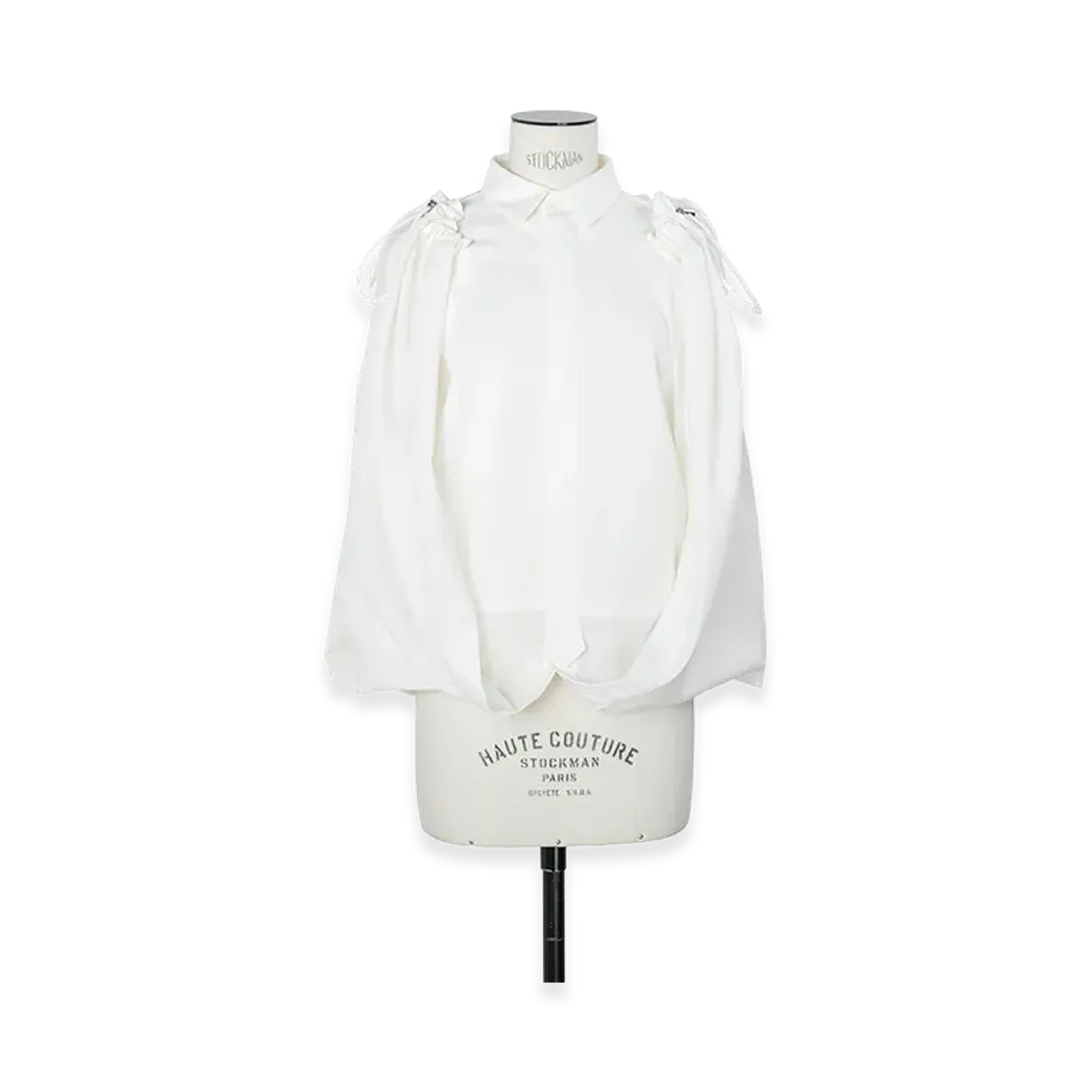 sacai Wool Suiting Shirt "Off White"
