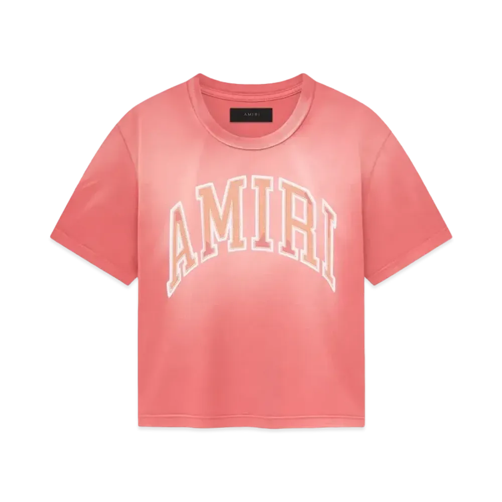 AMIRI Women's Vintage Baby Tee "Flamingo Pink"
