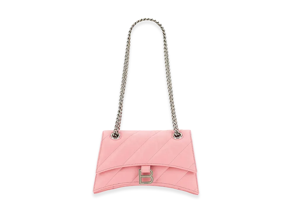 BALENCIAGA Women's Crush Small Bag "Pink"