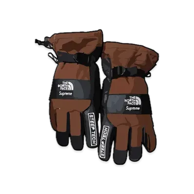 Supreme x The North Face Steep Tech Gloves "Brown"