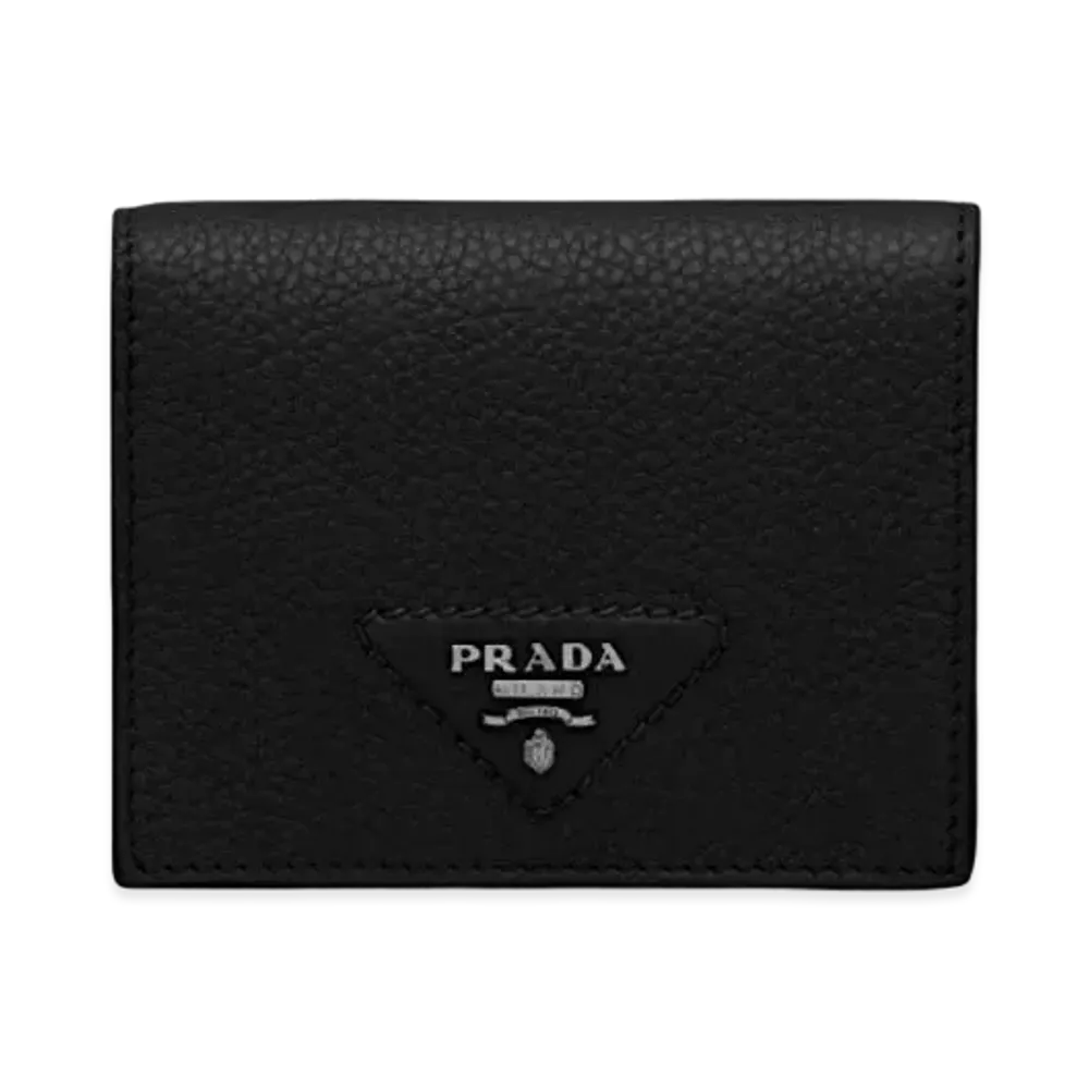 PRADA Small Leather Wallet "Black"