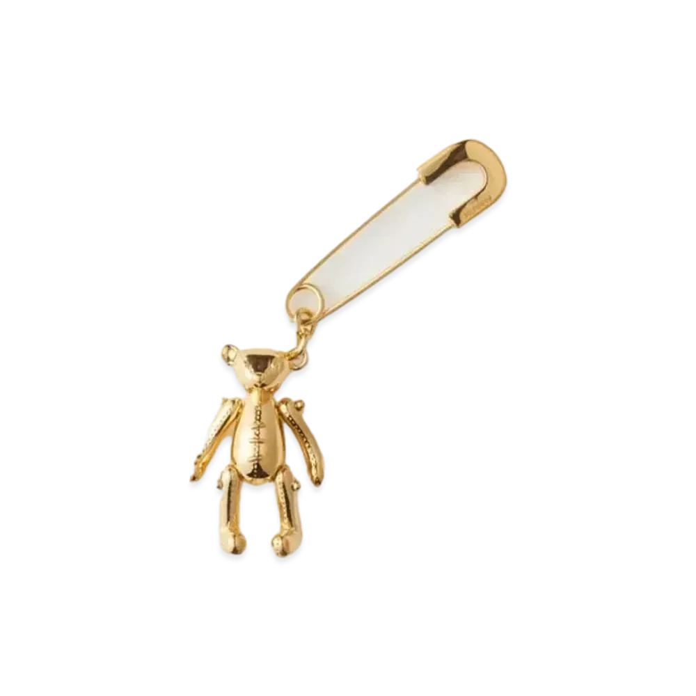 AMBUSH Teddy Bear Charm Earring 925 "Gold"