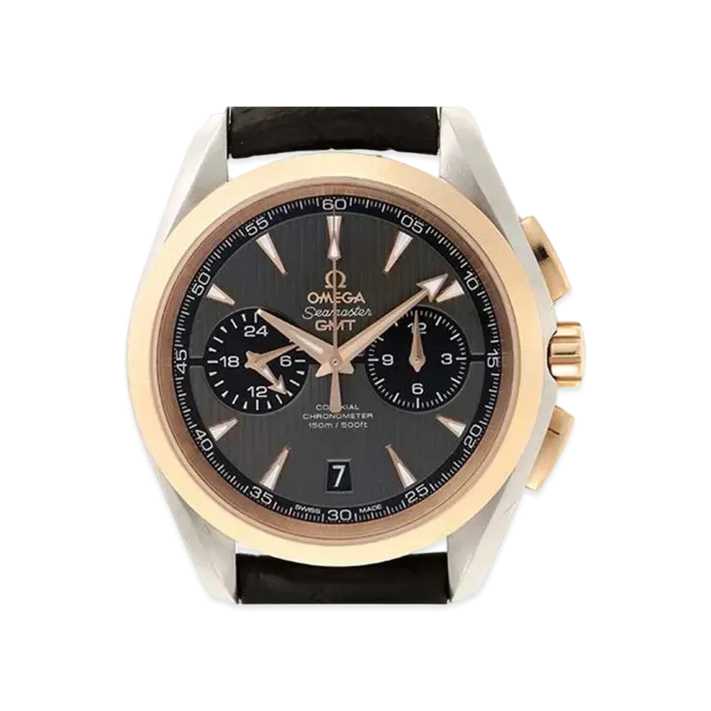 OMEGA Seamaster Aqua Terra Co-Axial Chronometer GMT Chronograph "Gray" 231.23.43.52.06.001