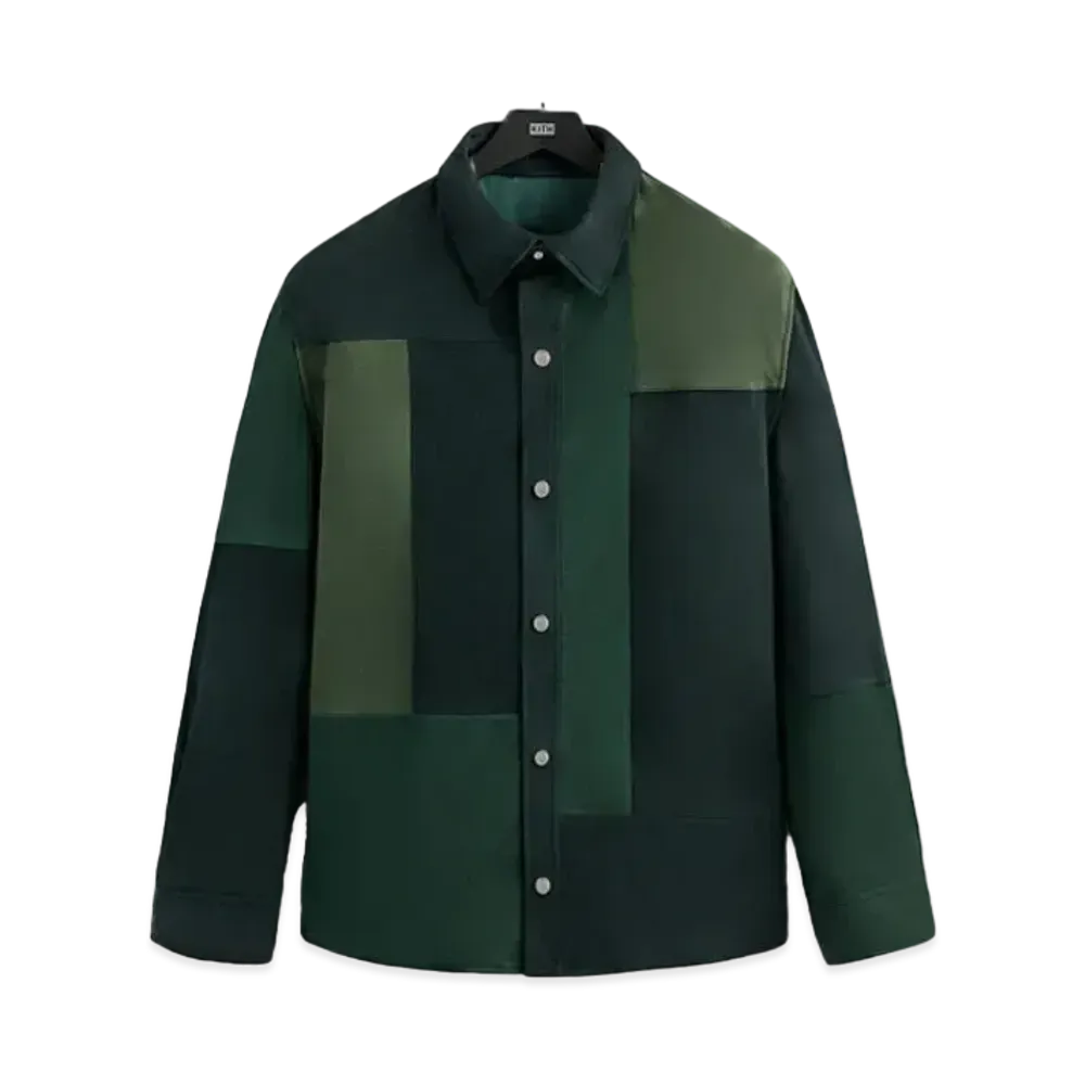 Kith Mixed Suede Apollo Shirt "Stadium"