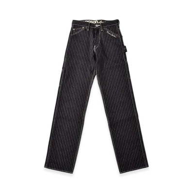 VANSON Wabash Stripe Painter Pants "Black Wabash"
