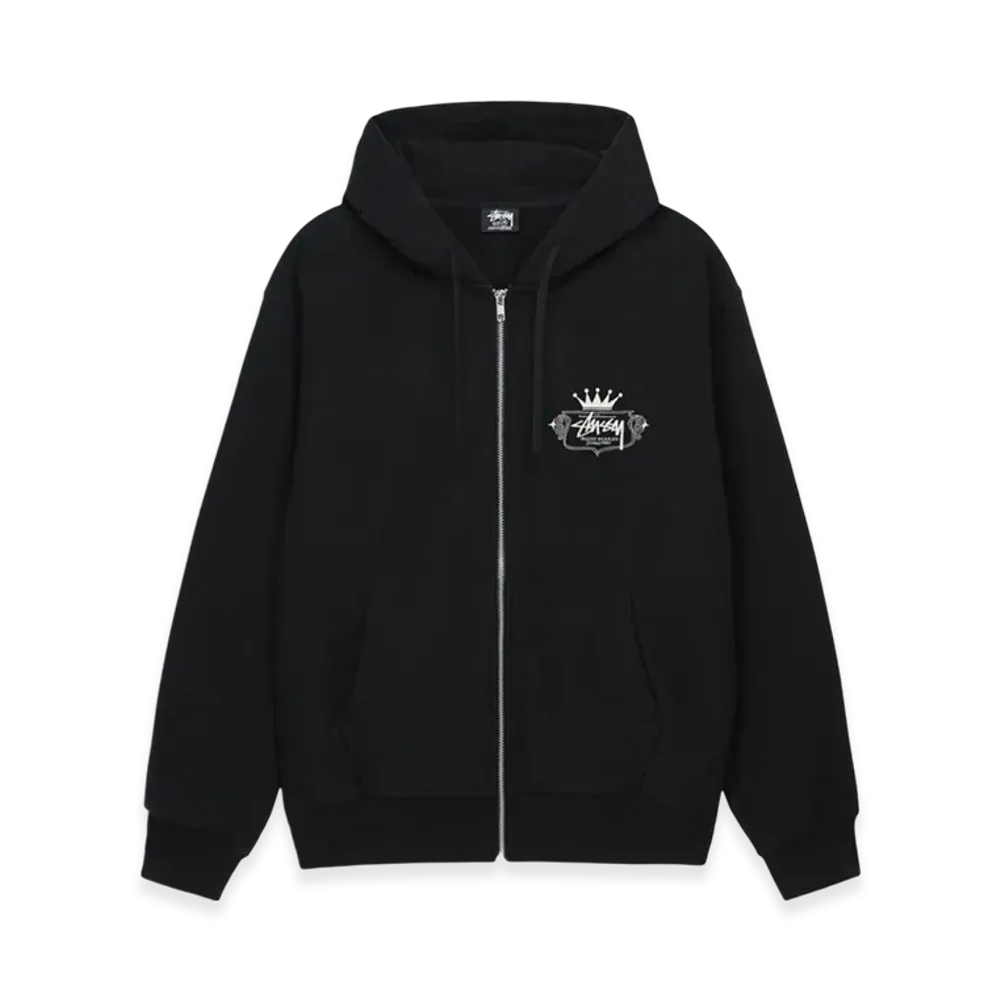 Stussy Built To Last Zip Hoodie "Black"
