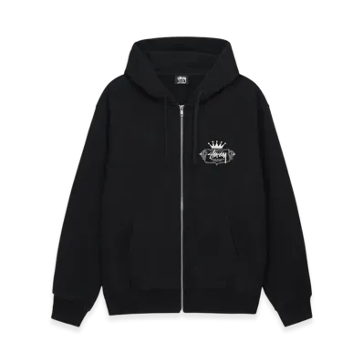 Stussy Built To Last Zip Hoodie "Black"