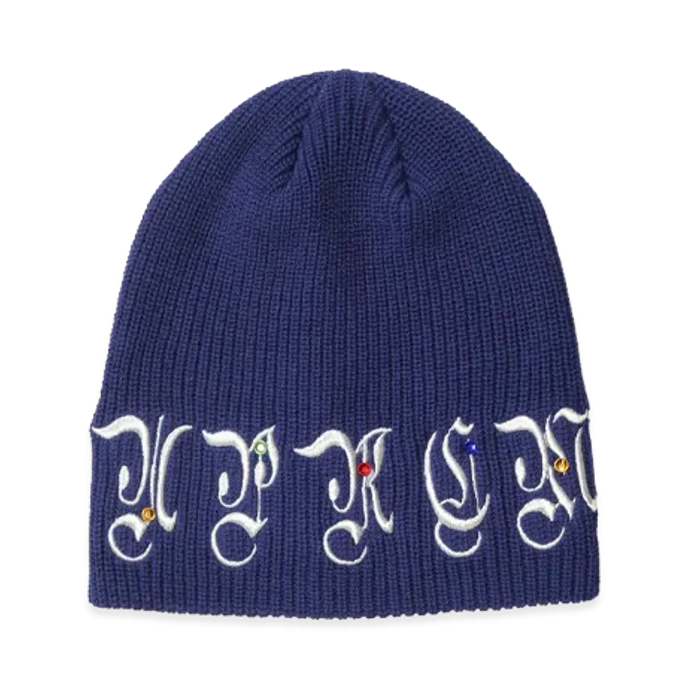 Supreme AOI Gems Beanie "Dark Royal"