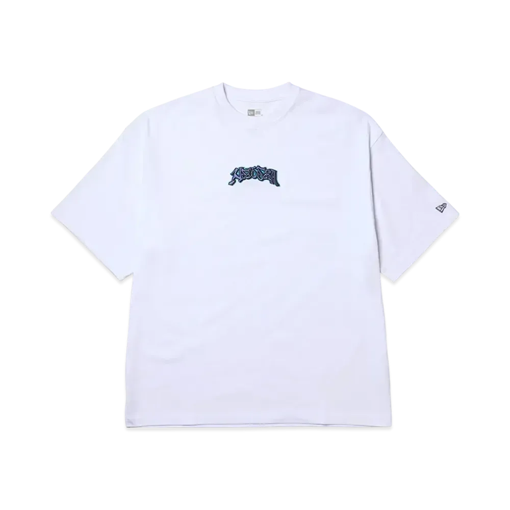 NEW ERA Short Sleeve Oversized Cotton T-shirt Slowup "White"