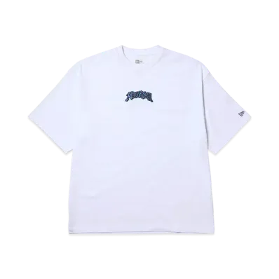 NEW ERA Short Sleeve Oversized Cotton T-shirt Slowup "White"