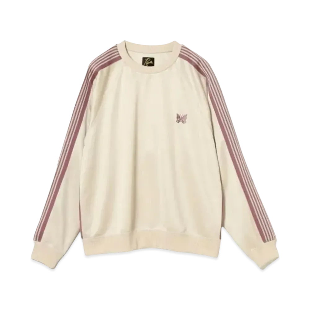 NEEDLES Track Crewneck Pullover "Ivory"