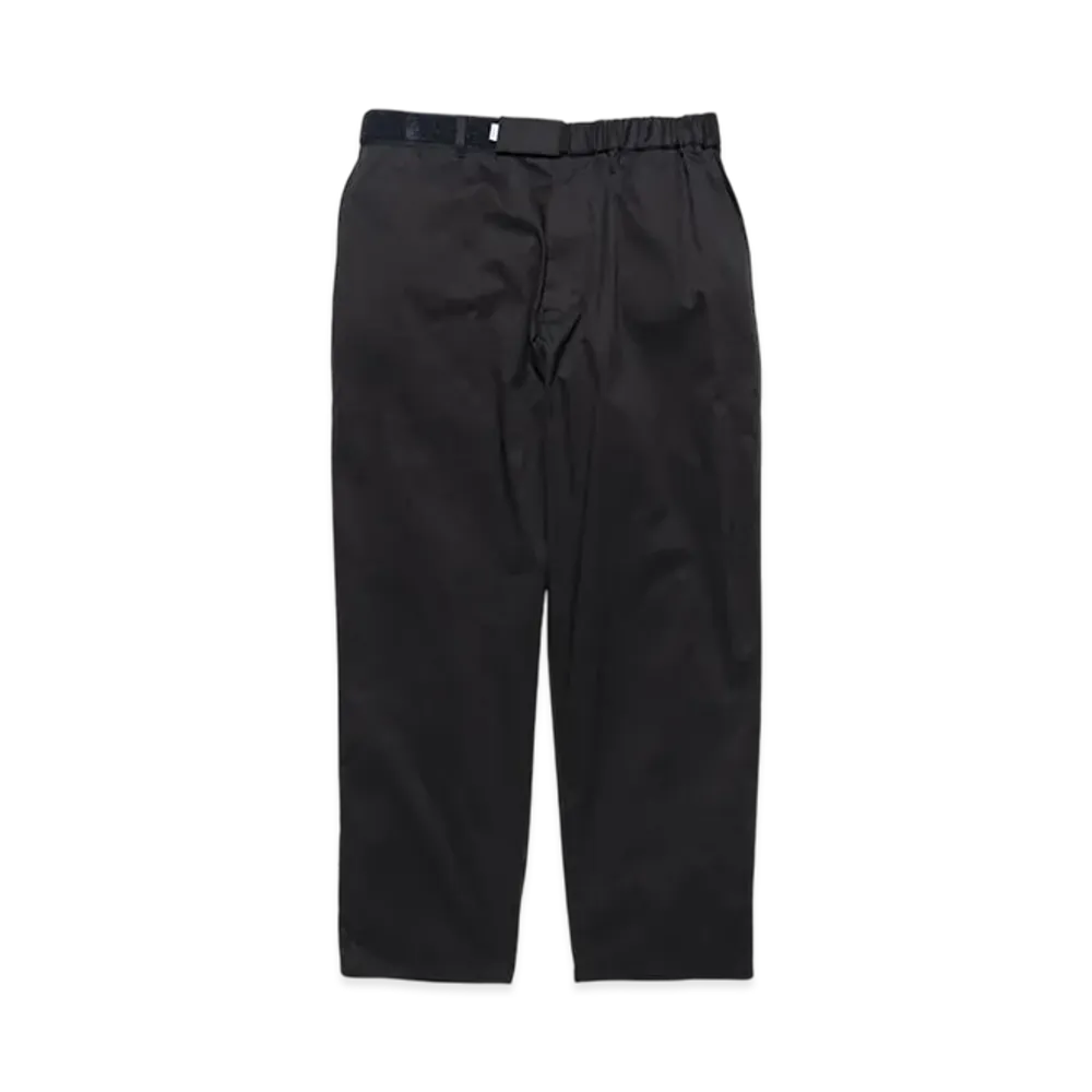 Graphpaper Solotex Twill Wide Tapered Chef Pants "Black"
