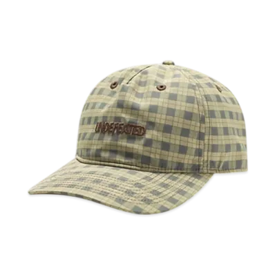 UNDEFEATED Plaid Snapback "Brown"