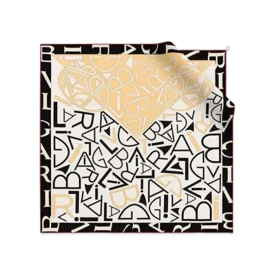 BVLGARI Logomania Scarf "White"