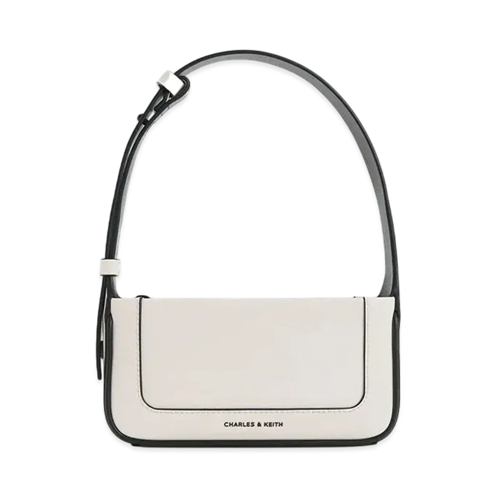 CHARLES & KEITH Dailer Shoulder Bag "Cream"