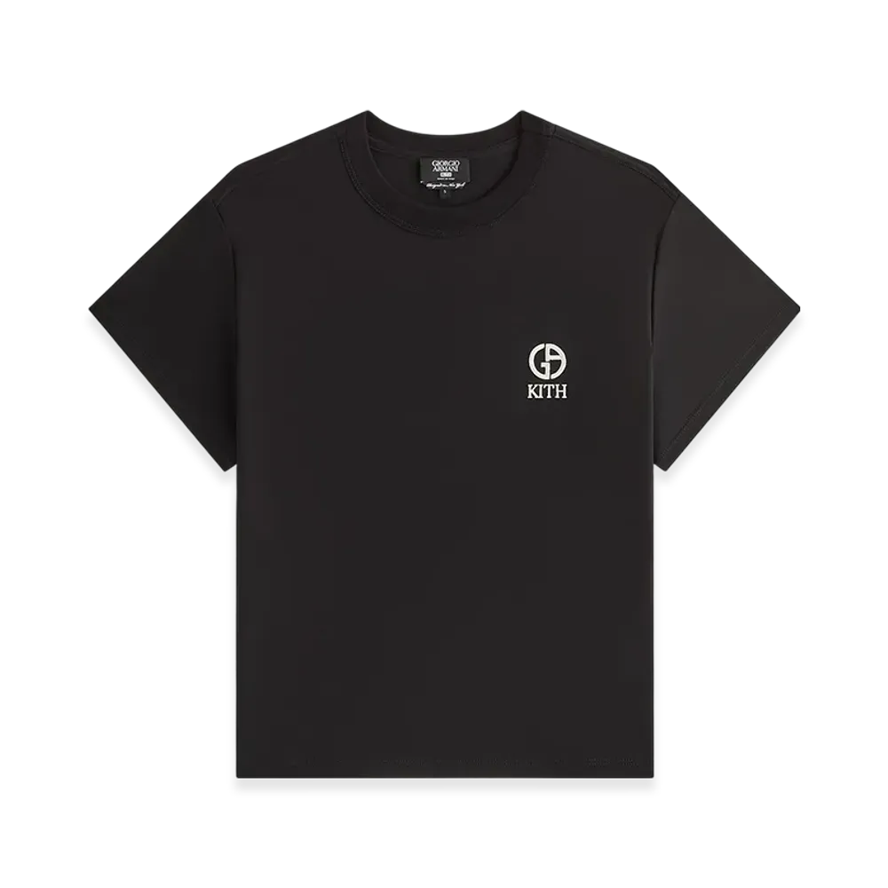 Kith x Giorgio Armani Women's Mulberry Vintage Tee "Black"