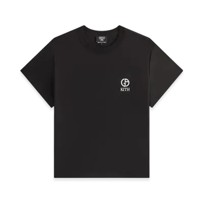 Kith x Giorgio Armani Women's Mulberry Vintage Tee "Black"