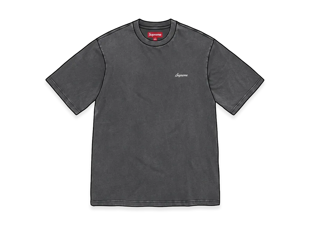 Supreme Washed S/S Top "Black"