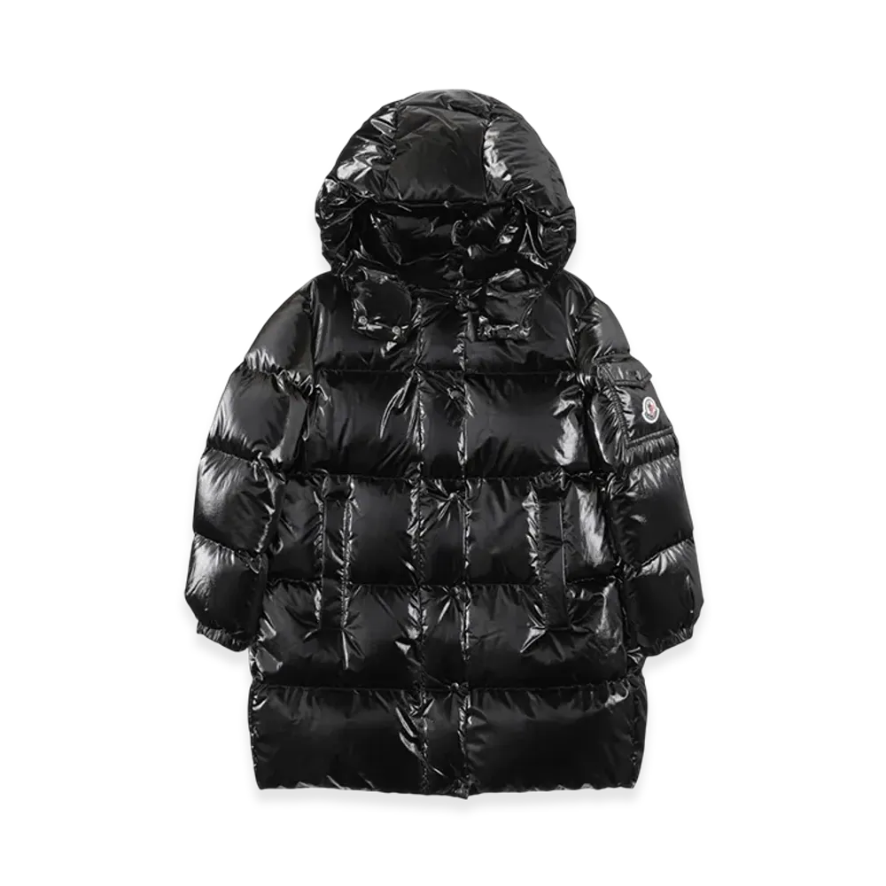 MONCLER Womens Amra Down Coat "Black"