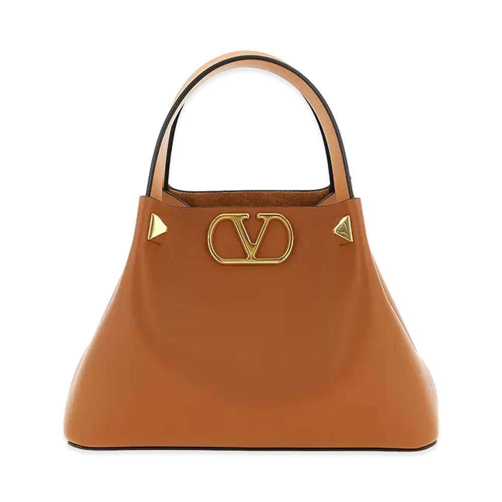 Valentino Garavani Women's Vlogosignature Small Shopping Bag "Brown"