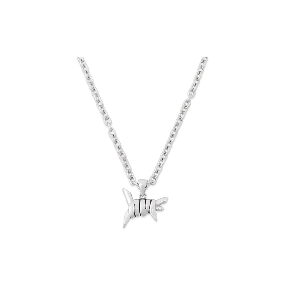 HUF Barbed Wire Necklace "Silver"