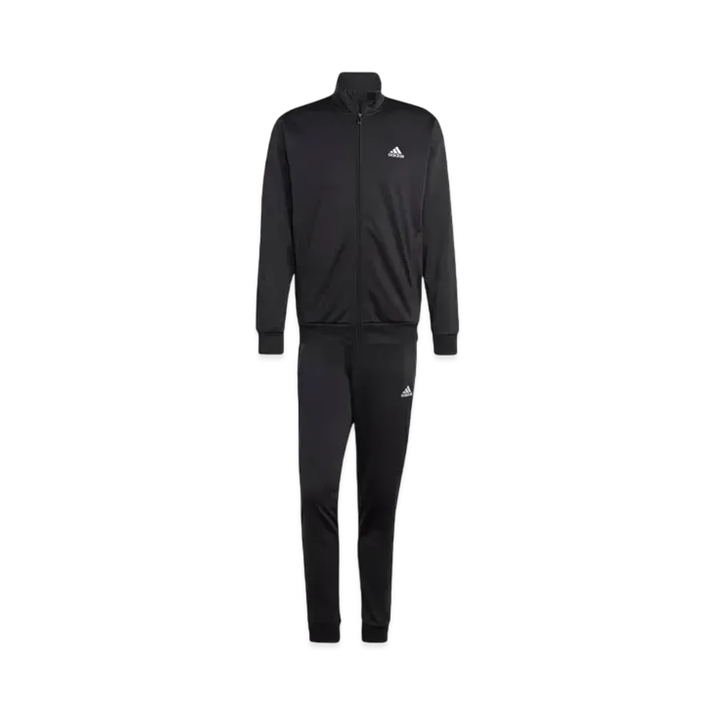 adidas Linear Logo Tricot Tracksuit (Jersey Top and Bottom) "Black/White/Black/White"