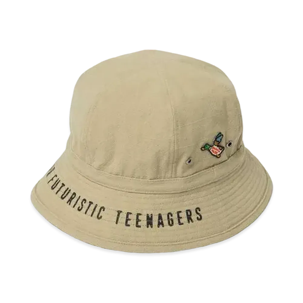 HUMAN MADE ROUND BUCKET HAT "Beige"