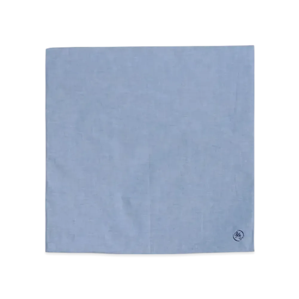 BEAMS Solid Handkerchief "Blue"