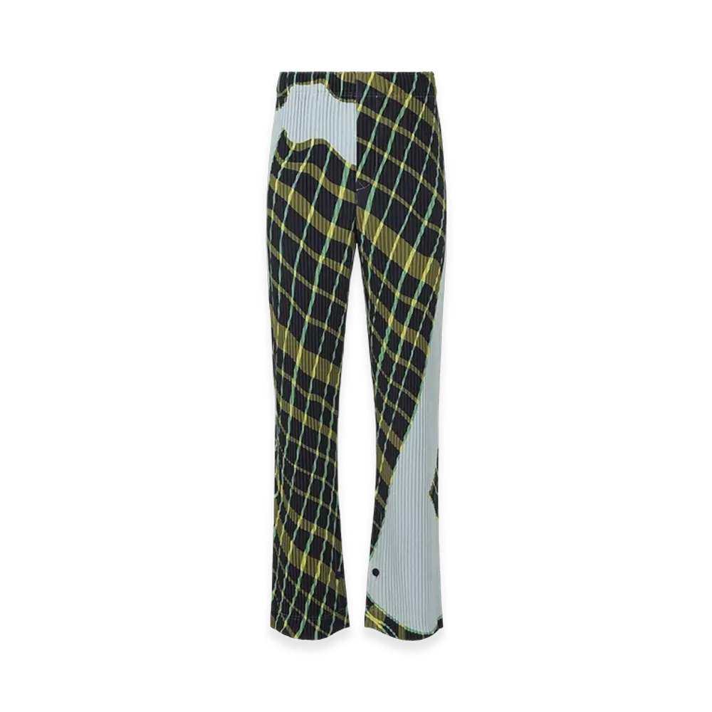 HOMME PLISSE ISSEY MIYAKE Windswept Plaid "Blue Gray"