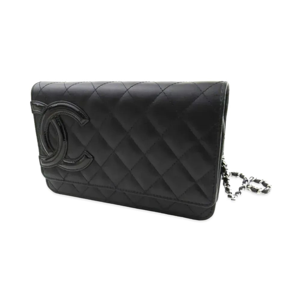 CHANEL Cambon Chain Wallet "Black"