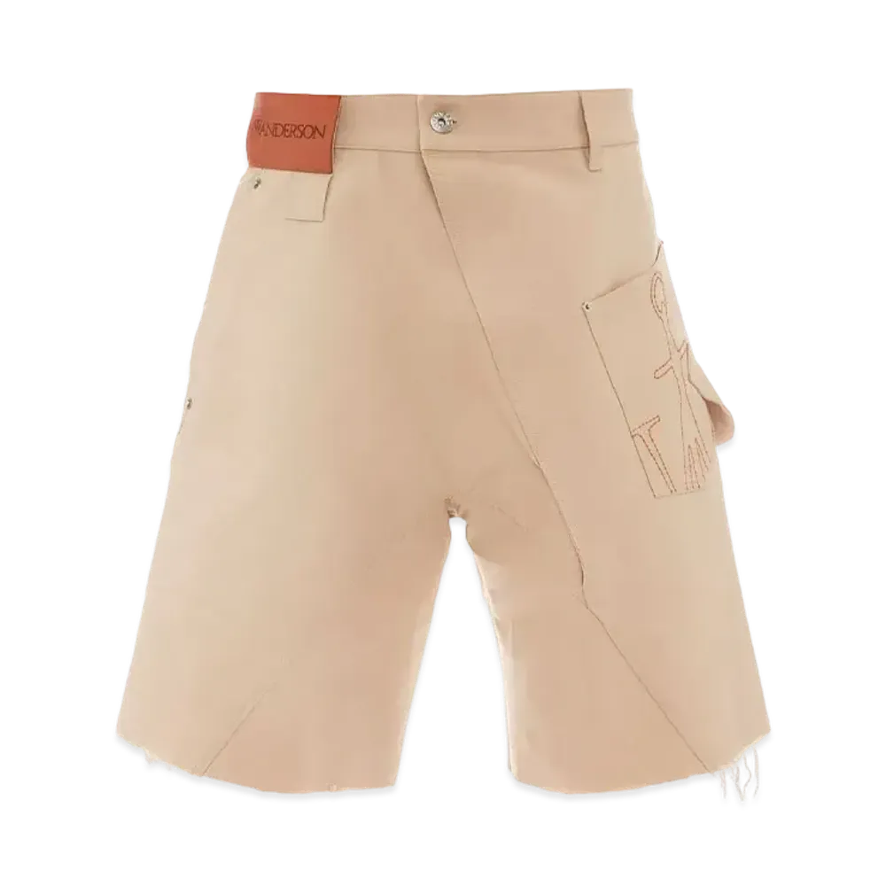 JW ANDERSON Twisted Chino Shorts "Beige"