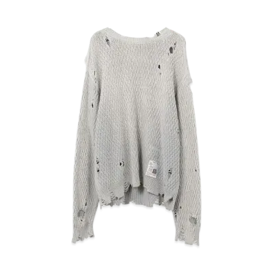 Maison MIHARA YASUHIRO Sun Faded Like Knit Sweater "Gray"