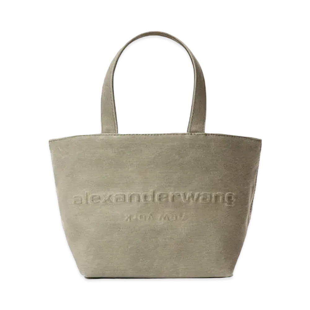 Alexander Wang Punch Wax Canvas Small Tote "Surplus Khaki"