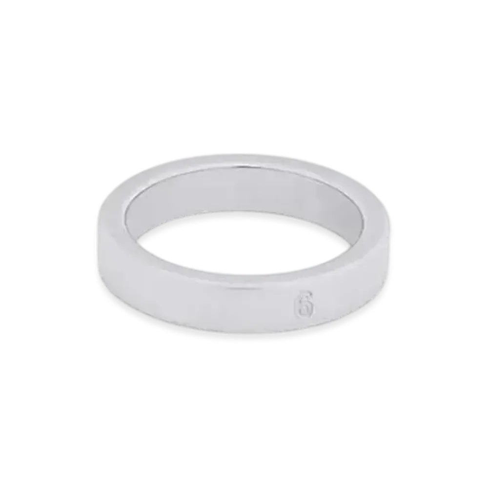 MM6 Maison Margiela Logo Ring "Silver"