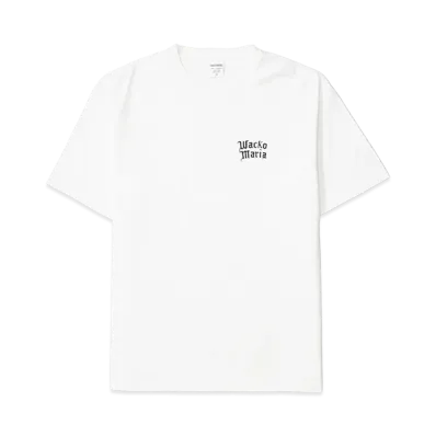 WACKO MARIA Washed Heavy Weight T-Shirt "White"