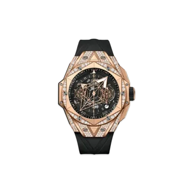 HUBLOT Big Bang Sang Bleu II King Gold Pave 45mm