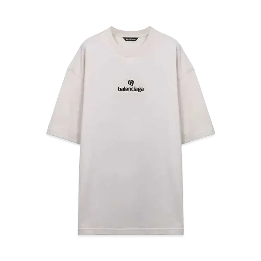 BALENCIAGA Sponsor Logo T-shirt "Ivory"