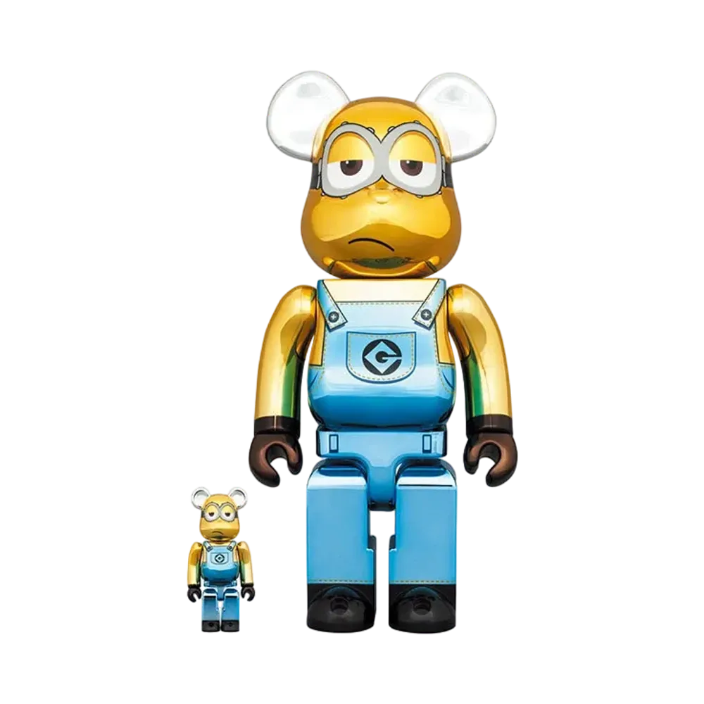 Bearbrick KEVIN Chrome Ver. 100% & 400%