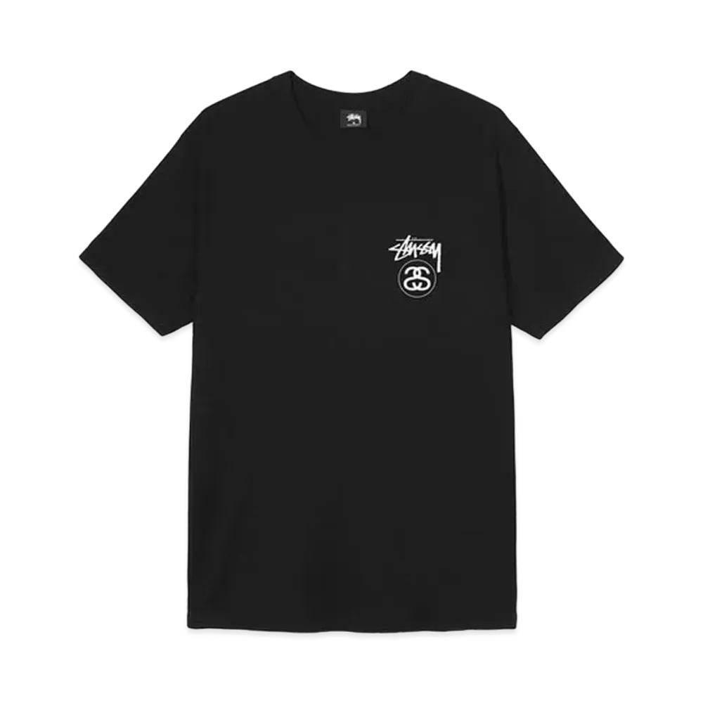 Stussy Stock Link Tee "Black"