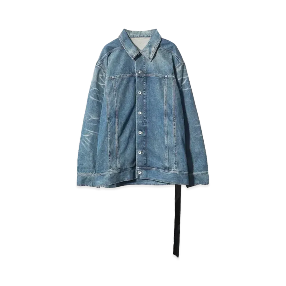 RICK OWENS DRKSHDW JUMBO WORKER "WASHED INDIGO"