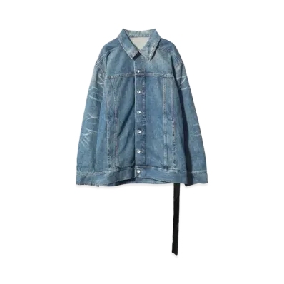 RICK OWENS DRKSHDW JUMBO WORKER "WASHED INDIGO"